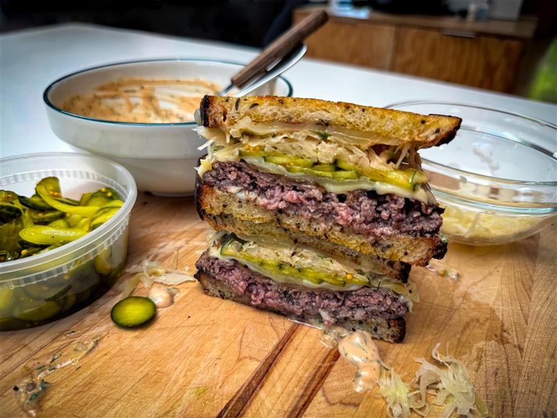 Sweet Onion Reuben Sandwich