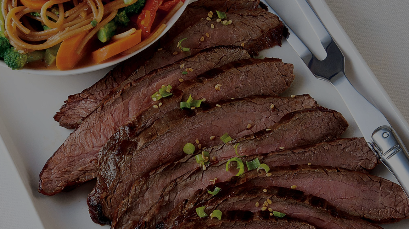 pacific rim grilled steak and noodle salad