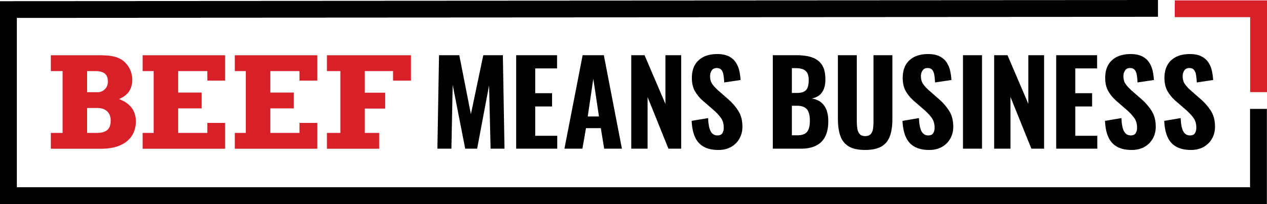 Beef Means Business Logo